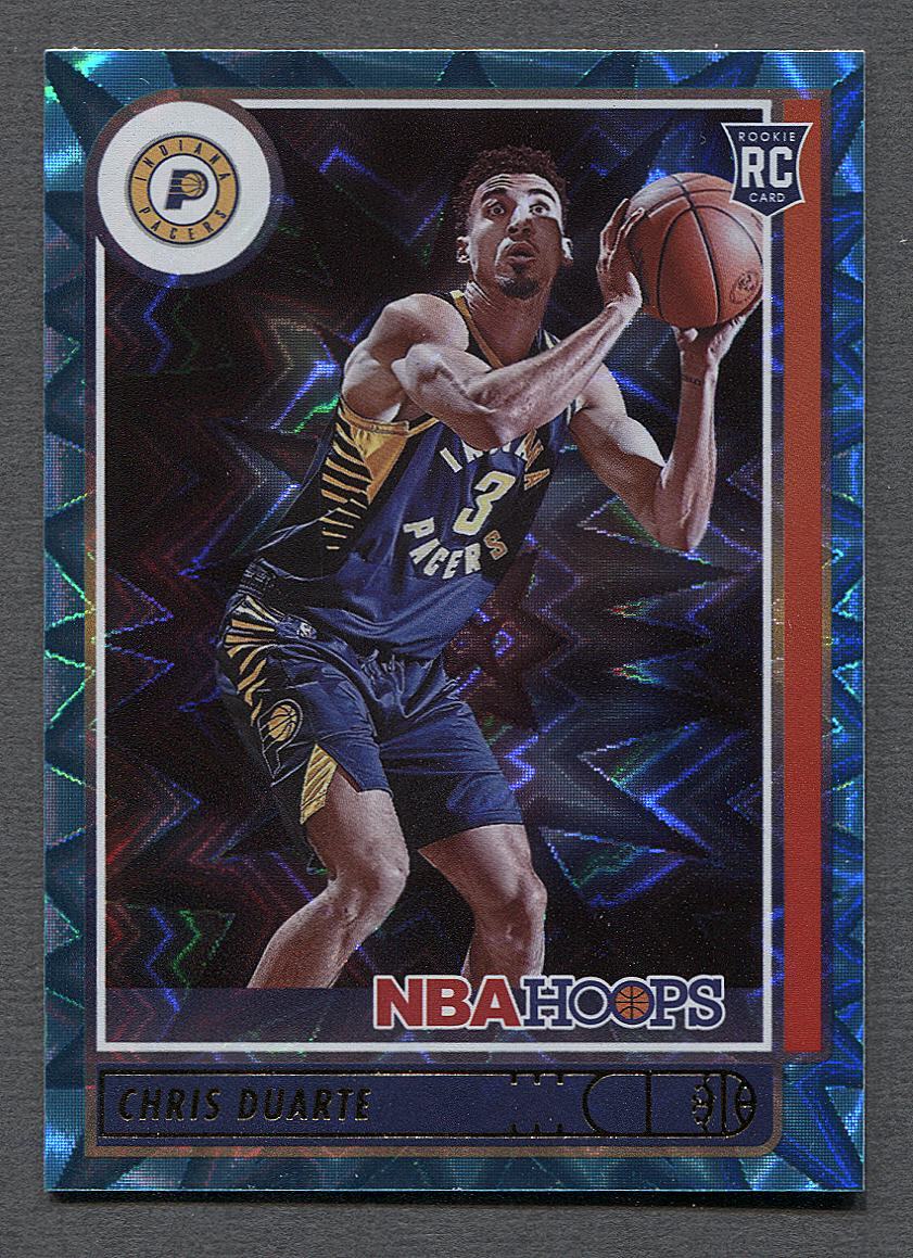 2021  Hoops Teal Explosion #236 Chris Duarte RC
