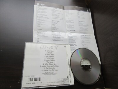 U2 Boy Japan Original CD w Seal Style OBI P33D-20020 in 1987 Bono