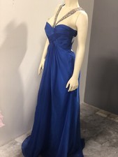Beautiful Long Blue Evening Gown, Prom Dress, Formal Cruise Dress
