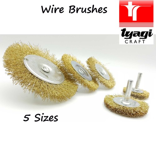 Round Wire Brushes Drill Rust Paint Remover Rotary Steel Clean Circular Tool eBay