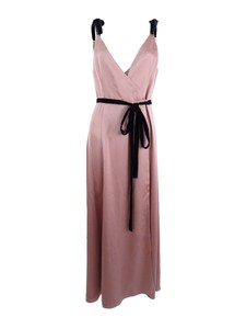 open back wrap dress