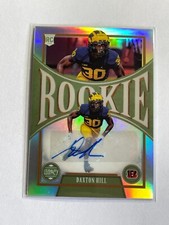 DAXTON HILL 2022 PANINI LEGACY SILVER PREMIUM EDITION AUTO CINCINNATI ROOKIE RC