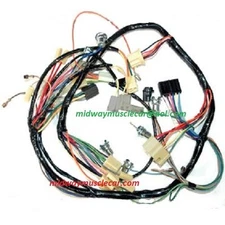 dash wiring harness 57 Chevy 150 210 bel air nomad  deluxe with radio & heater