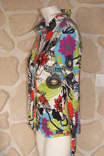 Chemisier multicolore neuf taille 2 marque ID'EST (b) - Imagen 2 de 2