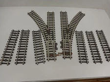 Original American Flyer S Gauge Pike Master Tracks and Switches.