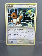 2010 eevee pokemon card #48 Precios | Undaunted Pokémon Hit Points60 HP Form Eevee Pokémon TCG Undaunted Collectible