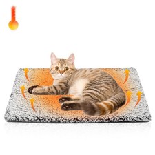 Self Warming Cat Bed, Extra Warm Thermal Cat Dog Pad, Plush Self Heating Pet ...