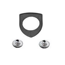 Porsche 911 912 944 Boxster Cayman Genuine Front Emblem Gasket Seal & Speed Nuts