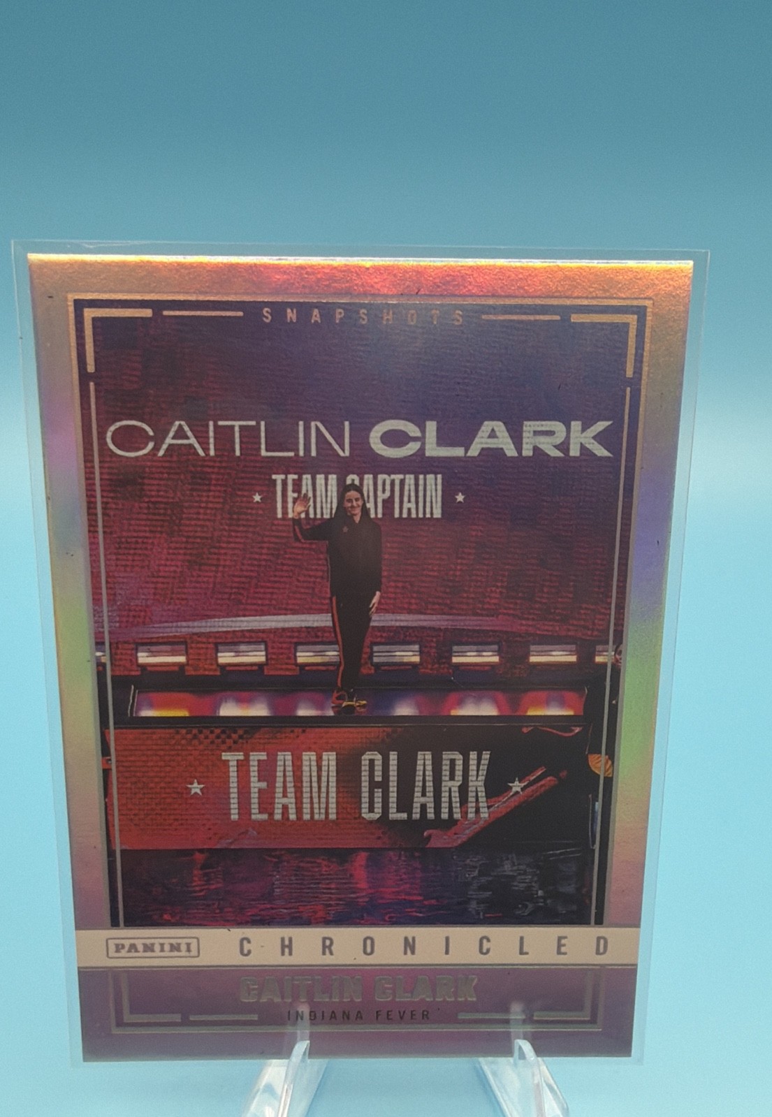 2025 Panini Caitlin Clark Chronicled - Snapshots Caitlin Clark #98 Holo