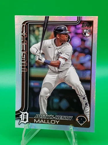 2025 Topps Series 1 - Justyn-Henry Malloy #269 (RC) Rainbow Foil - Tigers 