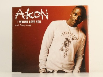 AKON FT SNOOP DOGG I WANNA LOVE YOU (H1) 1 Track Promo CD Single including Pictu