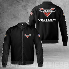 Victory Motorcycles All-over Print Unisex Lightweight Windproof Bomber Jacket