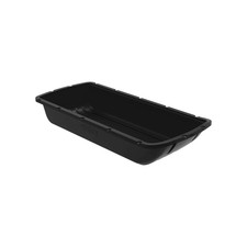 , Trek 75 Utility Sled with Runners, Black