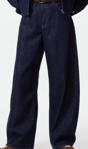 UNIQLO Jersey Barrel Silhouette Jeans High Quality Materials NEW XS-4XL