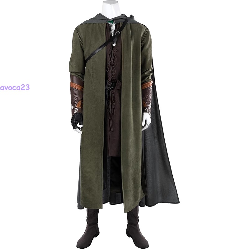Disfraz de El Señor de los Anillos: Las Dos Torres Aragorn Elessar Telcontar Cosplay