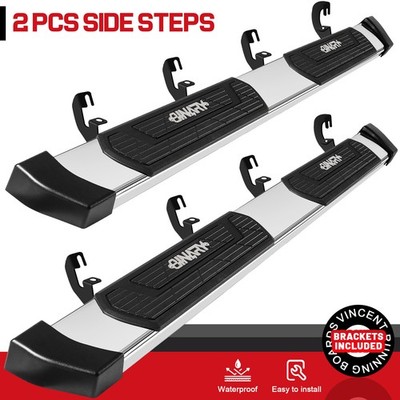 6'' Bar Side Steps Fit 2015-2026 Colorado/Canyon Crew Cab W S/S Running Boards