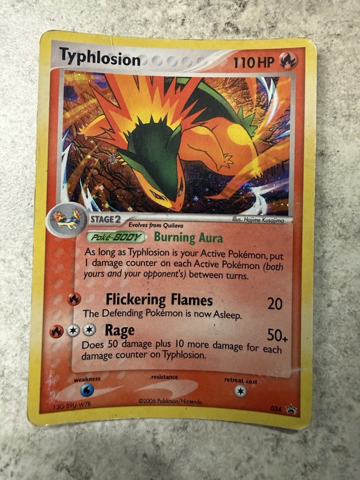 Typhlosion 034 Promo Nintendo Black Star Promos Pokemon Holo Moderately Played