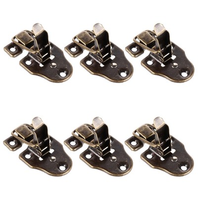  6 Pcs Eisenschnalle Sperren Antiker Schrankverschluss Retro HaSP -Verriegelung
