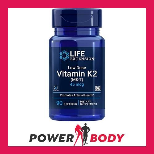 Life Extension - Low Dose Vitamin K2 (MK-7), 45mcg - 90 softgels