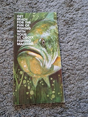 Vintage Sales Brochure for St. Croix Fishing Machine - Photo 1/4