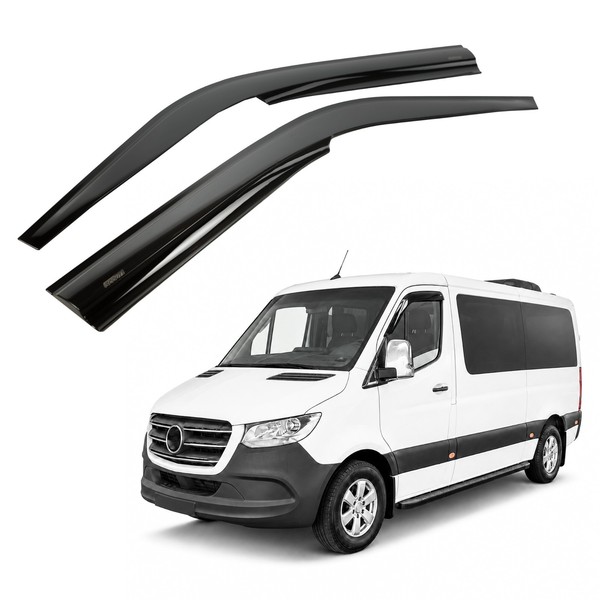 Windabweiser FüR Mercedes Sprinter Ab 2018 2-Tlg Klebende Scoutt-image