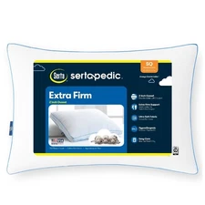 Extra Firm Queen Size Bed Pillow for Side and Back Sleepers, Hypoallergenic