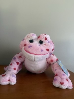 GANZ Webkinz Valentine Love Frog Pink with Hearts HM144 Sealed Code w/TAGS