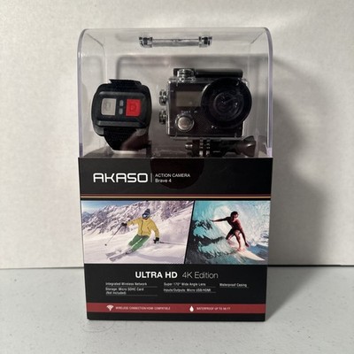 AKASO Brave 4 4K Action Camera 20MP Waterprf w/Remote & Accessories MC329 FreeSH