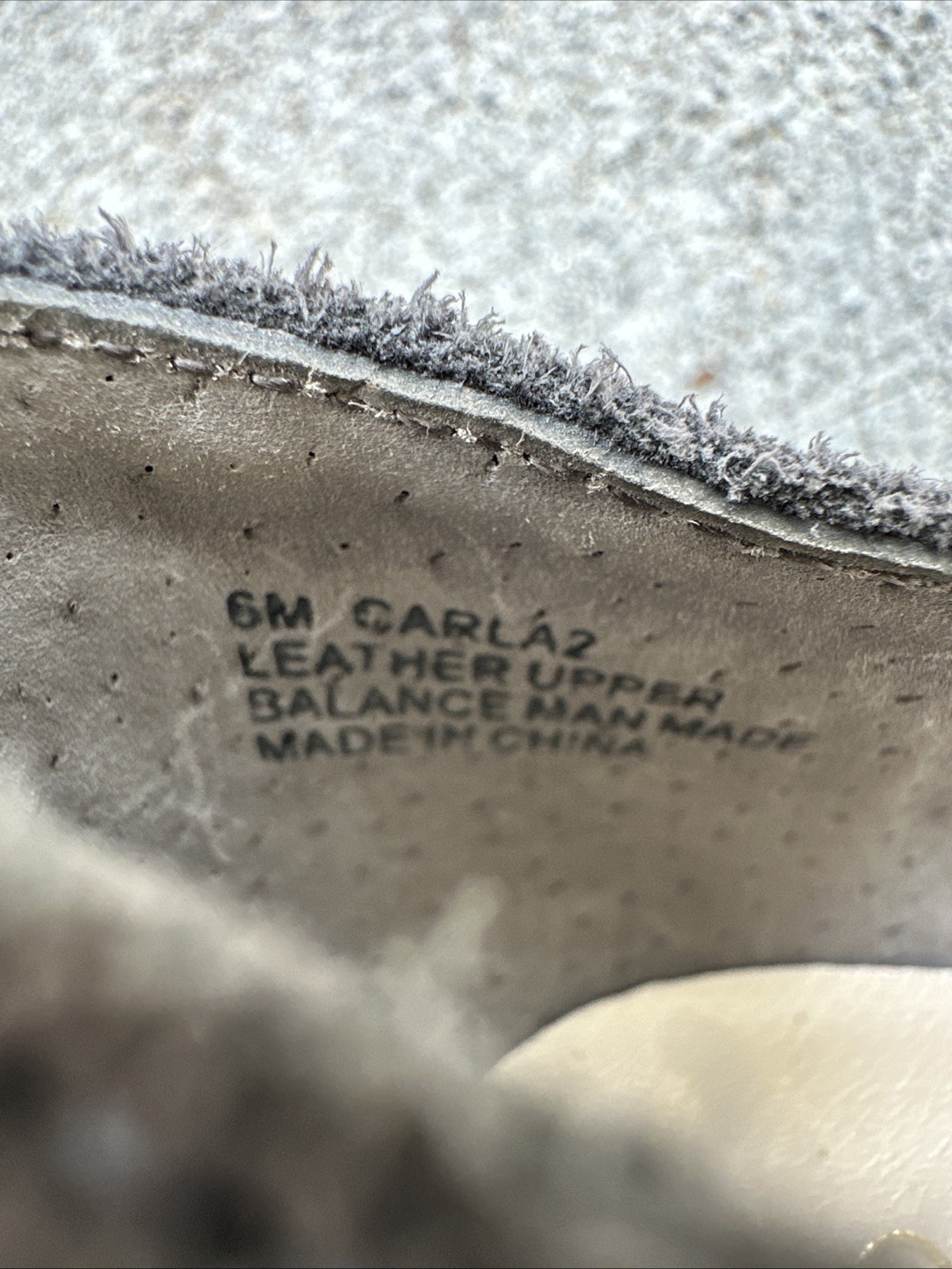 EUC Crown Vintage Carla2 Loafer Flats Slides Gray Suede Leather Women 6 Carla 2