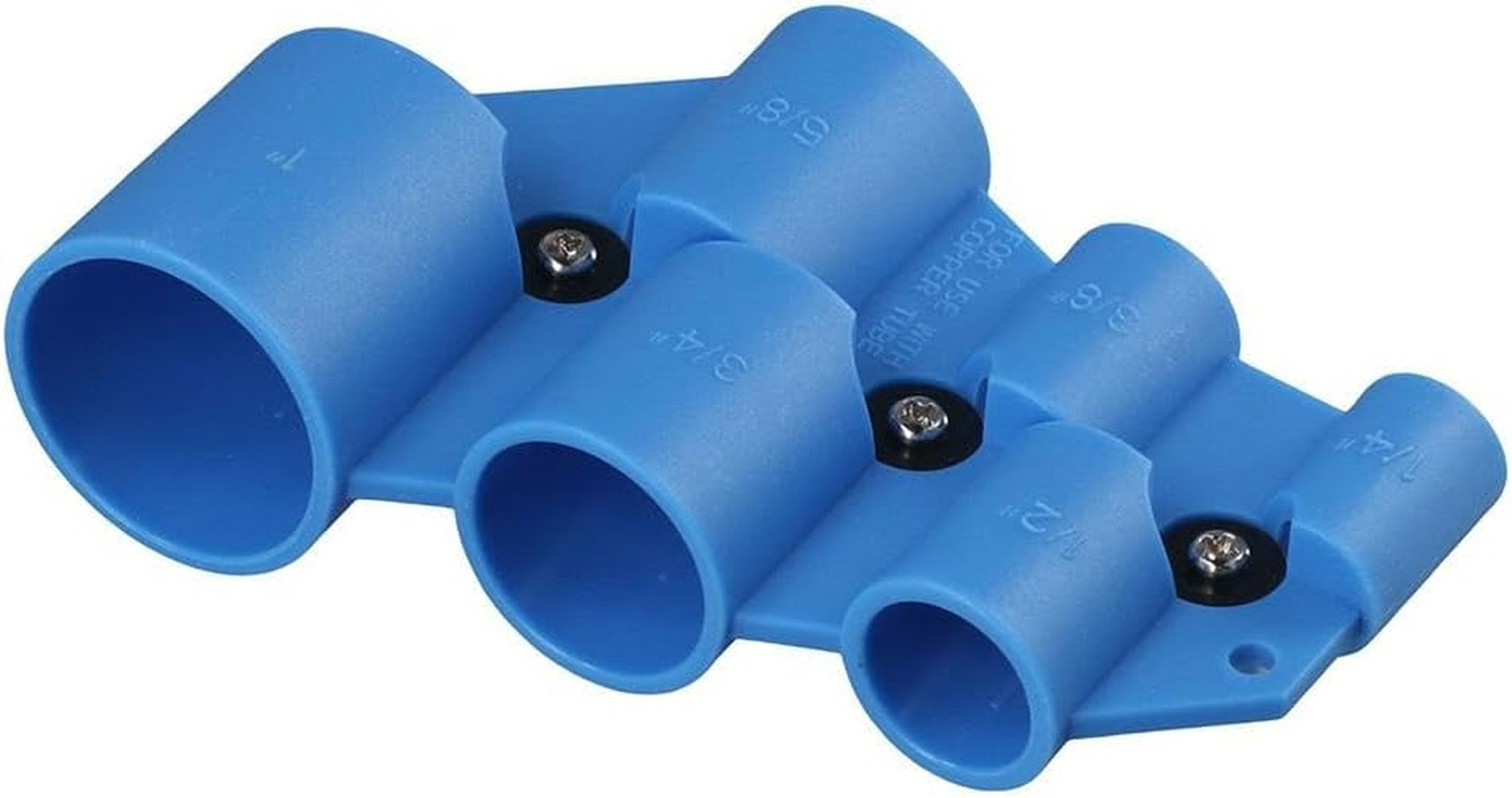 1/4 to 1 Measure Water Pipe Depth Debarb Tool for Copper PEX CPVC and PE-RT