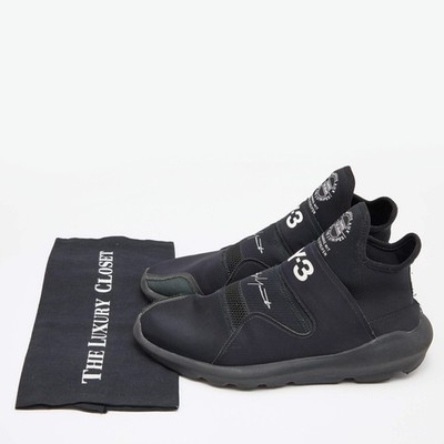 Y3 x Adidas Black Fabric and Mesh Suberou Sneakers Size 43.5 | eBay UK