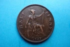 1933 George V Half Penny — photo from another recent sale