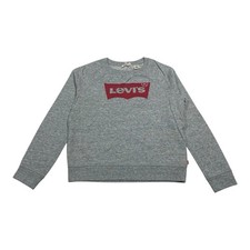 Levi's  Gray Long Sleeve Chest Logo Sweatshirt  Women's Size S