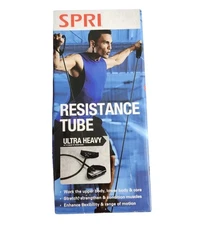 SPRI Resistance Bands with Handles - Exercise Resistance Tube Bands for Strength