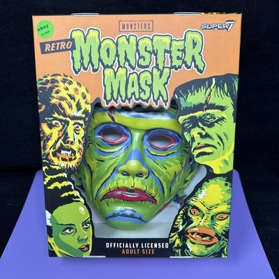 Super7 Frankenstein (Green) Universal Monsters Retro Mask Adult