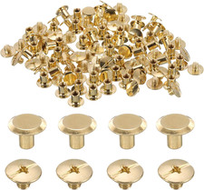 50Set M5 X 6Mm Chicago Screw Metal Phillips Head Binding Screws Post Nail Rivet