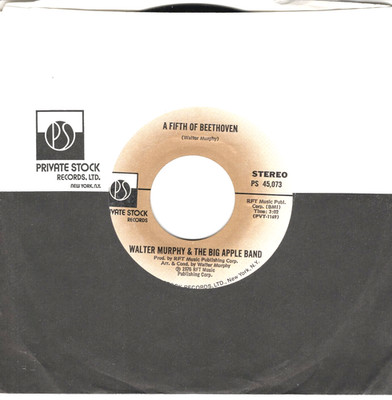 Walter Murphy & Big Apple Band:  A Fifth Of Beethoven / California Strut .. 9380
