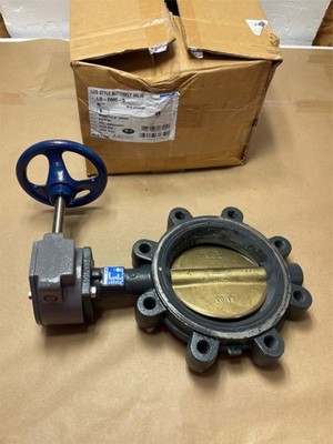 Nibco LD-2000-5 6'' Ductile Iron 200PSI Bronze EPDM Seat Lug Type Butterfly Valve