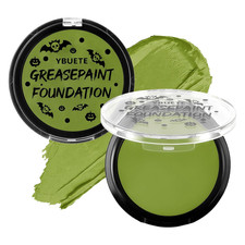 Ogre Green Foundation Oil Based Face Paint, Professional Green Greasepaint for S