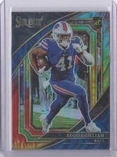 2022 PANINI SELECT FOOTBALL REGGIE GILLIAM TIE DYE ROOKIE SUITE LEVEL #18/25