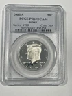 2003-S Kennedy Silver Half Dollar Graded PCGS PR-69 DCAM.