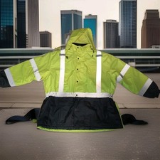 Reflective Mens 4XL Work Gear Hi-Vis ANSI/ISEA Insulated Jacket Type R Class 3