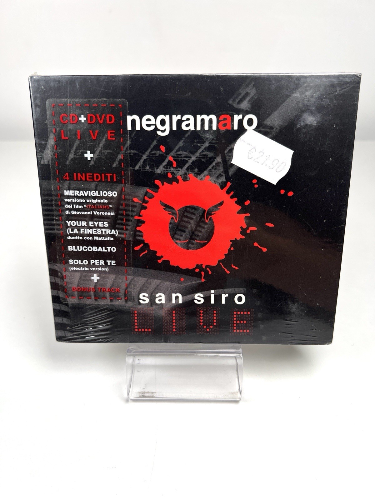 NEGRAMARO SAN SIRO LIVE CD + DVD DIGIPACK NUOVO SIGILLATO ✅