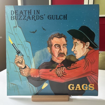 LP VINYL GAGS ALBUM DEATH IN BUZZARDS GULCH LK/LP 6312 UK 1ST PRESS 1978 EX/EX