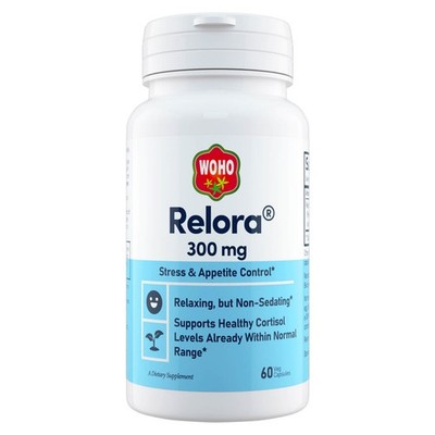 WOHO Relora 300 mg - 60 Veg Capsules, Clearance for Best By 06/2026