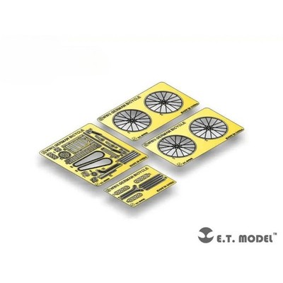 ETmodel E35-166 Metal Etching Parts German Bicyle for 1/35 TAMIYA Kit Details up