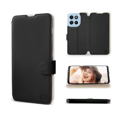 Mobiwear Hülle für Motorola Moto G17 Power | SOFT TOUCH Handy Book Flip Case