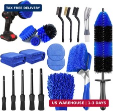 20Pcs Car Wheel Tire Detailing Brush Set,Car Detailing kit,Car Detailing Brushes