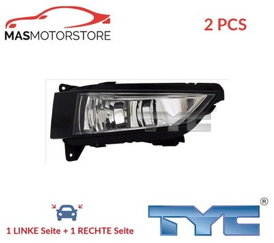 NEBELSCHEINWERFER PAAR SET TYC 19-15387-05-2 2PCS I FÜR SKODA FABIA IV
