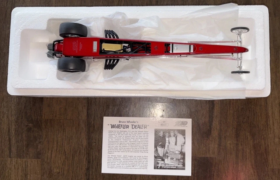 BRUCE "DISTRIBUIDOR DE RUEDAS" 1320 THE FUELERS 1:24 TOP FUEL DRAGSTER NHRA RACING Foto 3 de 4